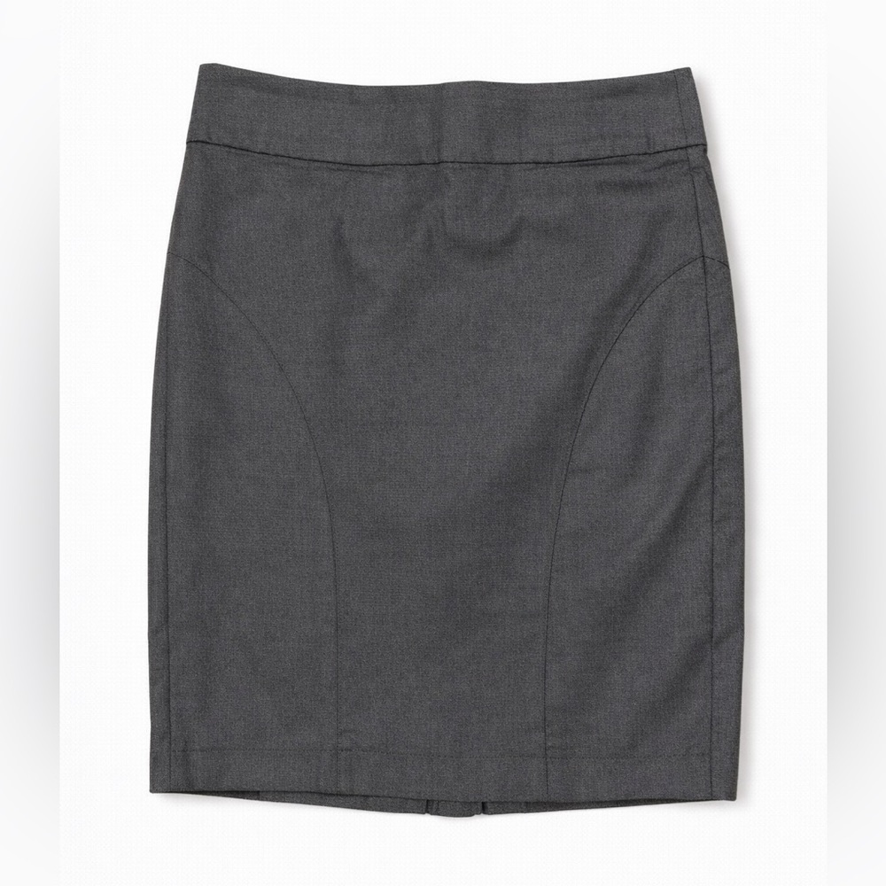 Banana Republic Gray Herringbone Pencil Skirt Career Office Size 10
